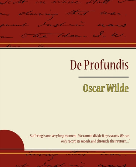 de Profundis - Oscar Wilde by Oscar Wilde - Paperback