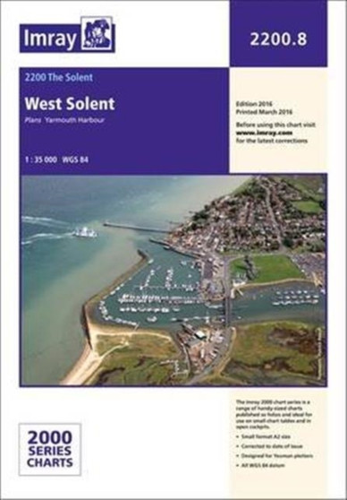Laminated Imray Chart 2200.8 : West Solent by Imray - Paperback