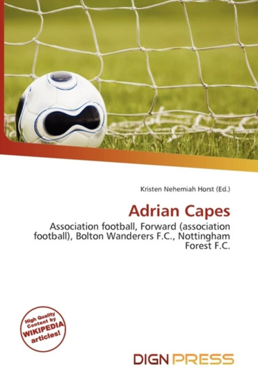 Adrian Capes by Kristen Nehemiah Horst - Paperback