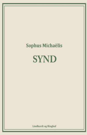 Synd by Sophus Michaelis - Paperback