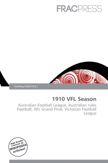 1910 Vfl Season by Harding Ozihel - Paperback