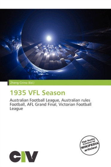 1935 Vfl Season by Zheng Cirino - Paperback