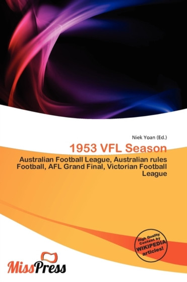 1953 Vfl Season by Niek Yoan - Paperback