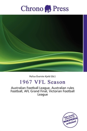 1967 Vfl Season by Pollux Variste Kjeld - Paperback