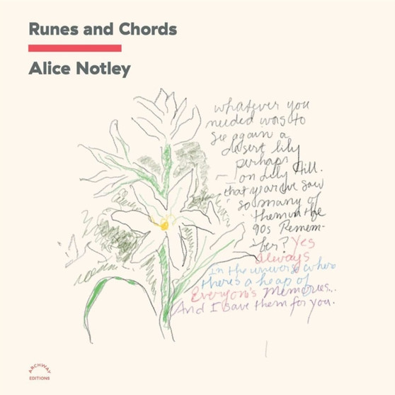 Runes And Chords by Alice Notley - Paperback