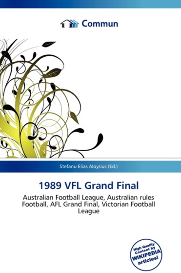 1989 Vfl Grand Final by Stefanu Elias Aloysius - Paperback
