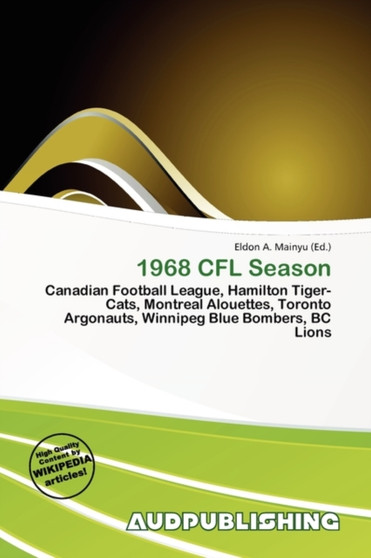 1968 Cfl Season by Eldon A Mainyu - Paperback