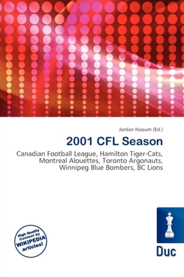 2001 Cfl Season by Jordan Naoum - Paperback