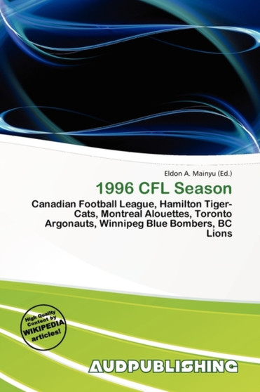 1996 Cfl Season by Eldon A Mainyu - Paperback