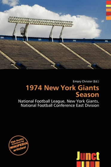 1974 New York Giants Season by Emory Christer - Paperback