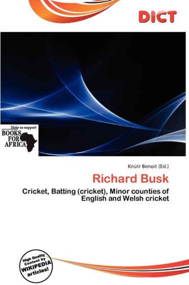 Richard Busk by Knutr Benoit - Paperback