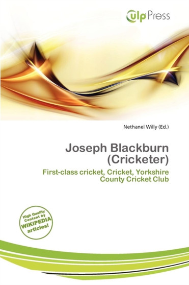 Joseph Blackburn (Cricketer) by Nethanel Willy - Paperback