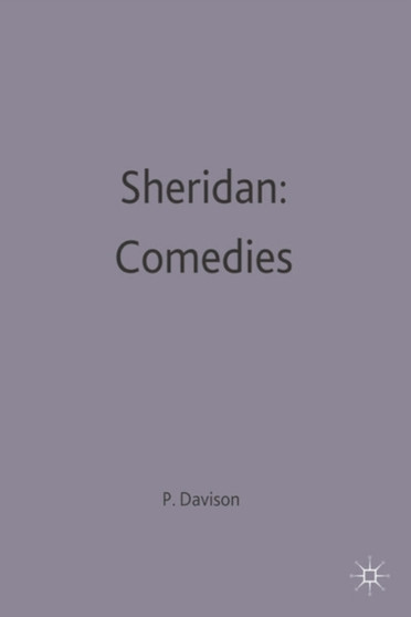 Sheridan: Comedies by Peter Davison - Paperback