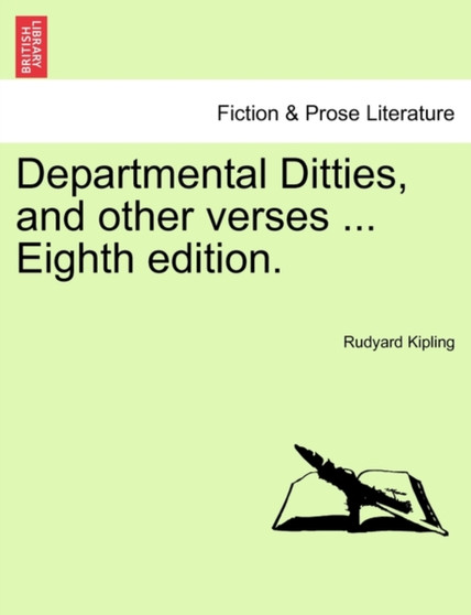 Departmental Ditties, and Other Verses ... Eighth Edition. by Rudyard Kipling - Paperback