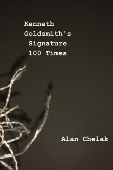 Kenneth Goldsmith's Signature 100 Times by Alan Chelak - Paperback