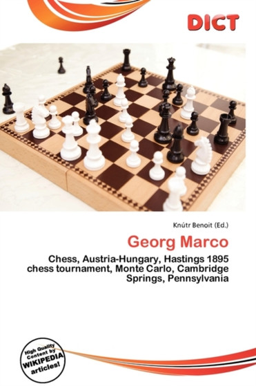 Georg Marco by Knutr Benoit - Paperback