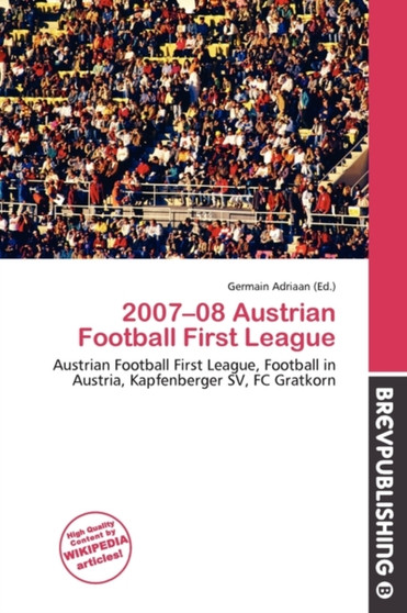 2007-08 Austrian Football First League by Germain Adriaan - Paperback
