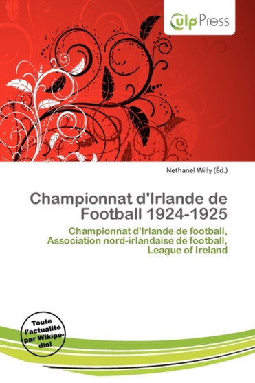 Championnat D'Irlande de Football 1924-1925 by Nethanel Willy - Paperback