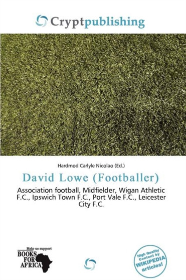 David Lowe (Footballer) by Hardmod Carlyle Nicolao - Paperback