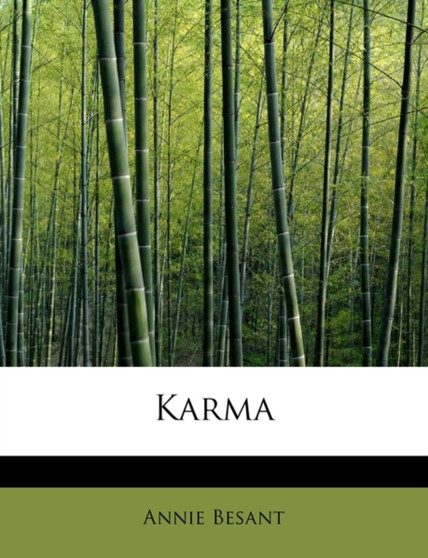 Karma by Annie Wood Besant - Paperback