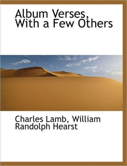 Album Verses, with a Few Others by Charles Lamb - Paperback