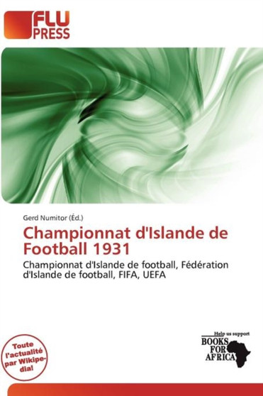Championnat D'Islande de Football 1931 by Gerd Numitor - Paperback