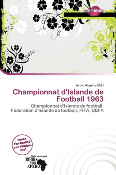 Championnat D'Islande de Football 1963 by Jerold Angelus - Paperback