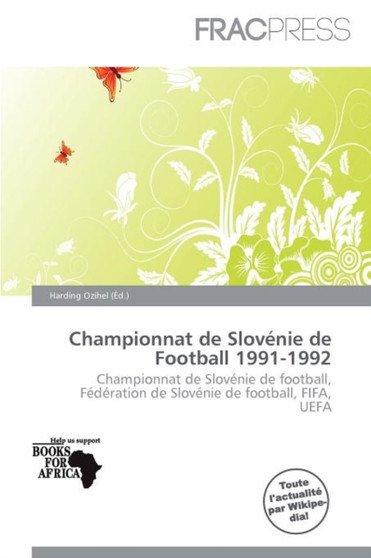 Championnat de Slov Nie de Football 1991-1992 by Harding Ozihel - Paperback