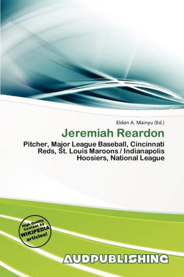 Jeremiah Reardon by Eldon A Mainyu - Paperback