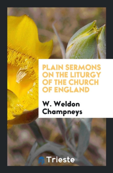 Plain Sermons on the Liturgy of the Church of England by W Weldon Champneys - Paperback