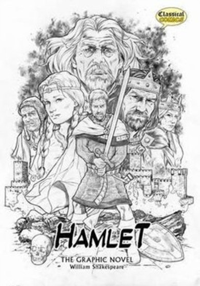 Hamlet the Graphic Novel : Hamlet Plain Text by William Shakespeare - Paperback