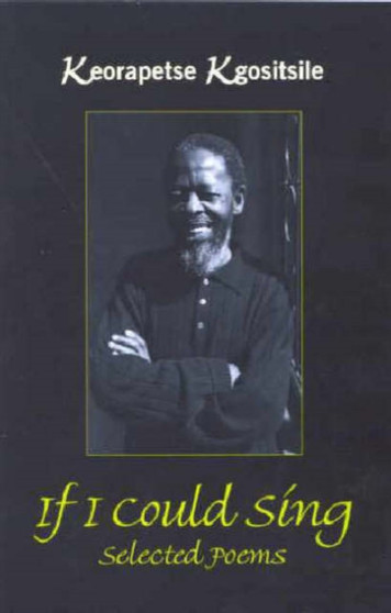 If I Could Sing by Keorapetse Kgositsile - Paperback