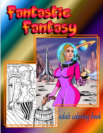 Fantastic Fantasy adult coloring book by Oneal Ervin - Paperback