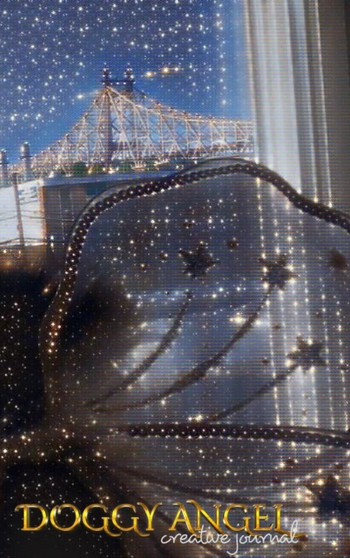 Angel cuteness Doggy Creative Journal : Angel Doggy Blank Creative Journal by Sir Michael Huhn - Hardback