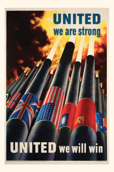 Vintage Journal United We Are Strong Poster by Found Image Press - Paperback