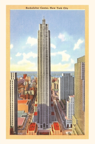 Vintage Journal Rockefeller Center, New York City by Found Image Press - Paperback