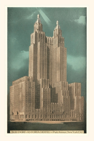 Vintage Journal Waldorf-Astoria Hotel, New York City by Found Image Press - Paperback