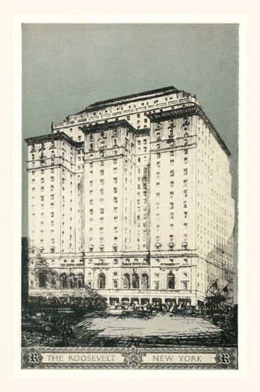 Vintage Journal Roosevelt Hotel, New York City by Found Image Press - Paperback