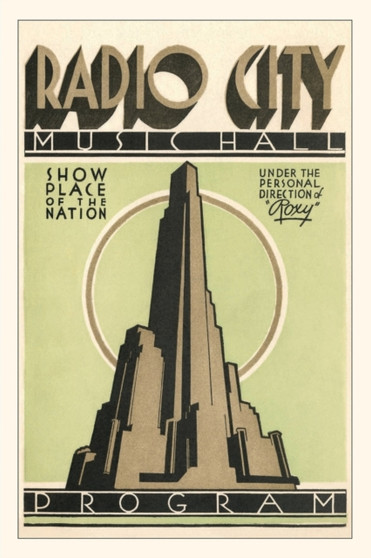 Vintage Journal Radio City Music Hall Program, New York City by Found Image Press - Paperback