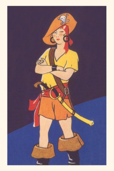 Vintage Journal Woman Pirate by Found Image Press - Paperback