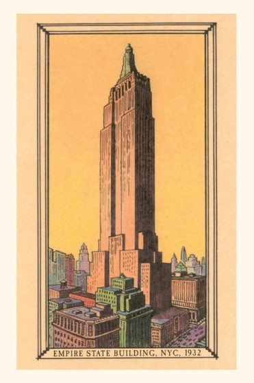 Vintage Journal Empire State Building, 1932, New York City by Found Image Press - Paperback