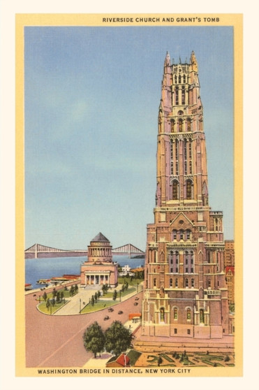 Vintage Journal Riverside Church, Grant's Tomb, New York City by Found Image Press - Paperback