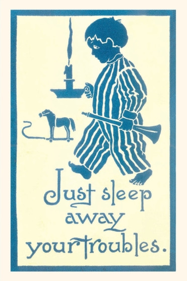 Vintage Journal Just Sleep Away Your Troubles by Found Image Press - Paperback