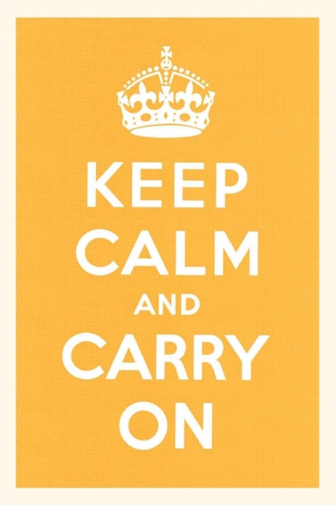 Vintage Journal Keep Calm and Carry On by Found Image Press - Paperback