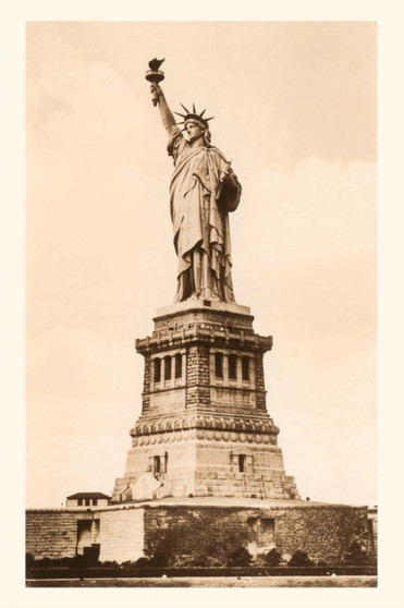 Vintage Journal Statue of Liberty, New York City, Photo by Found Image Press - Paperback