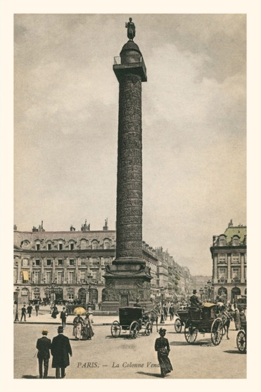 Vintage Journal Colonne Vendome, Paris, France by Found Image Press - Paperback