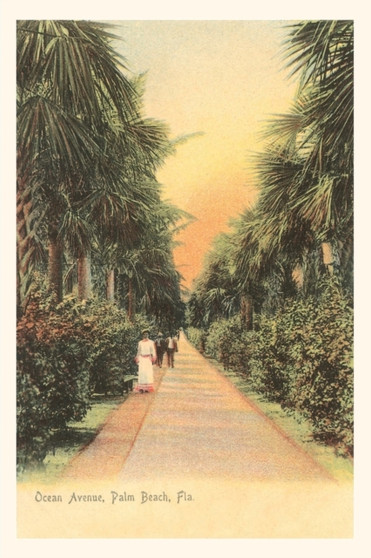 Vintage Journal Ocean Avenue, Palm Beach, Florida by Found Image Press - Paperback