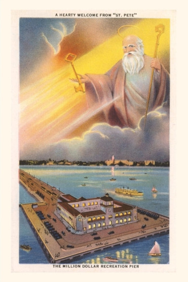 Vintage Journal St, Pete, Recreation Pier by Found Image Press - Paperback