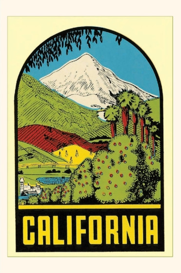 Vintage Journal California Countryside by Found Image Press - Paperback