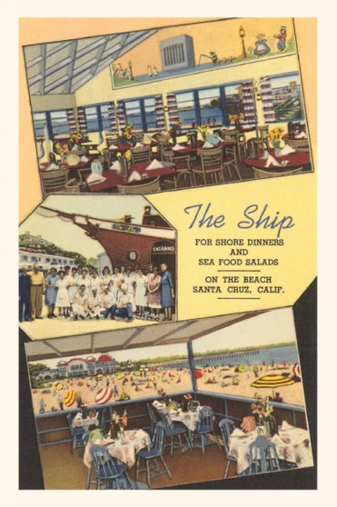 Vintage Journal The Ship Restoraunt, Santa Cruz by Found Image Press - Paperback